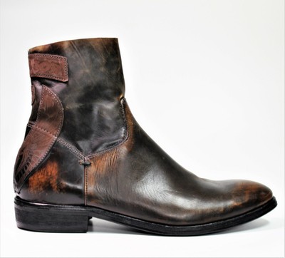 A.S.98 Airstep Stivali con Lacci Scarpe Uomo Vera Pelle Braun Marrone Use |  eBay