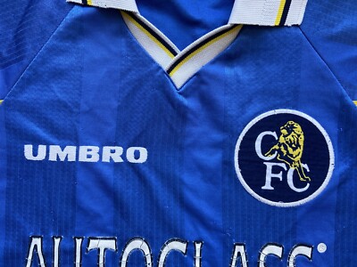 CHELSEA 1998 1999 HOME FOOTBALL SHIRT SOCCER JERSEY UMBRO sz