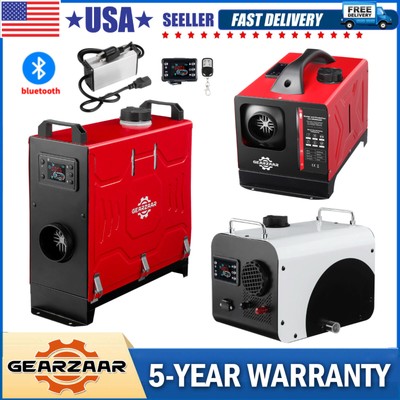 GEARZAAR 5/8 KW with LCD Remote Control bluetooth Diesel Air Heater For Car Home
