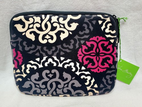 Vera Bradley Small Tablet Sleeve Case Cover Canterberry Magenta Neoprene - Picture 3 of 8