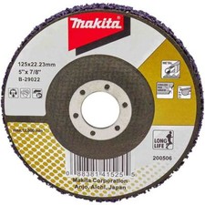 Makita Silicon Carbide Fibre Mesh Strip Disc 125mm