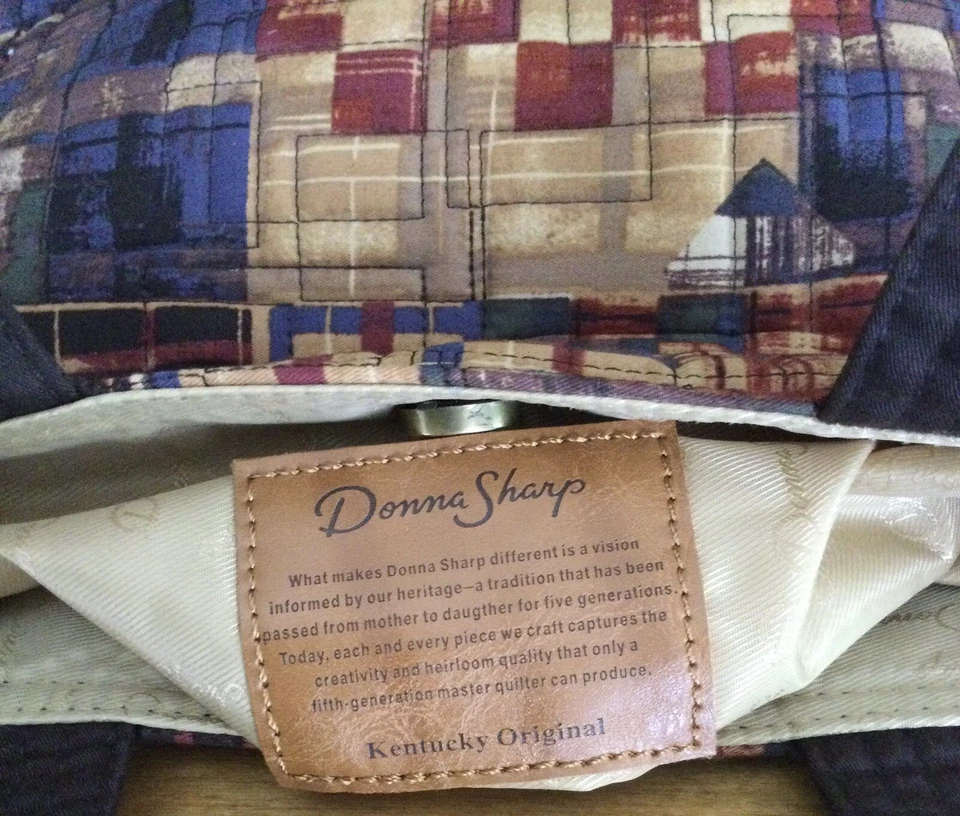 Bolso de Hombro Donna Sharp Kentucky Original Multicolor a Cuadros Foto 4 de 4