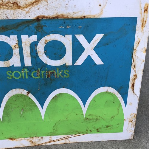 Tarax Soft Drinks Vintage Screenprinted Tin Sign eBay