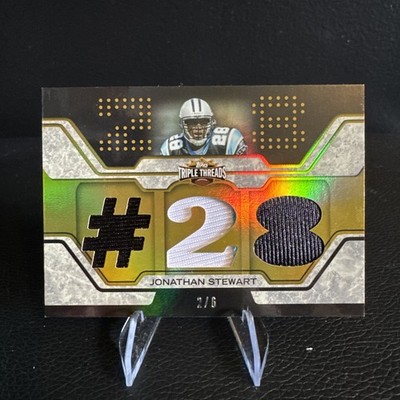 2008 Triple Threads TRI PATCH Jonathan Stewart RC /6