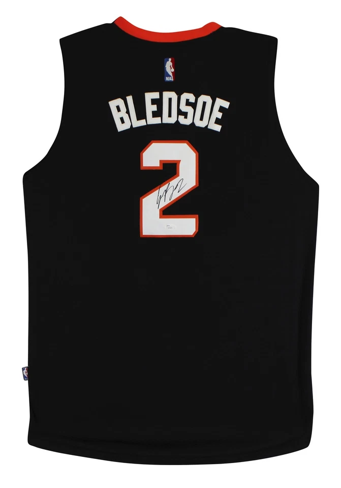 Camiseta deportiva Adidas Swingman negra firmada auténtica de los Suns Eric Bledsoe JSA #S43643 Foto 2 de 4