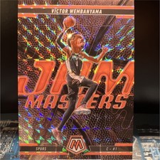 Panini 2024-25 Mosaic Victor Wembanyama Jam Masters Fluorescent Red /75 #4