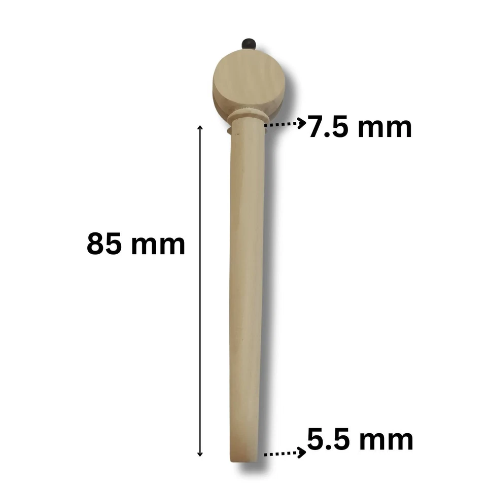 AAA Quality Lute Pegs (Set of 13) | Hand Finished, Ebony, Box And Rose Wood  |05 - Image 3 of 4