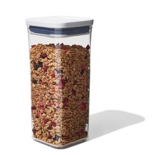 TRANSPARENT - OXO GOOD GRIPS POP CONTAINER AIRTIGHT SMALL SQUARE MEDIUM 1.7 QT