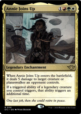 #ad Annie Joins Up R Outlaws of Thunder Junction 191 NM $4.49