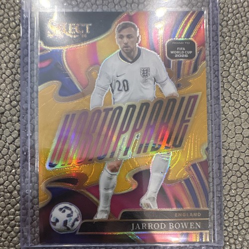 Panini Select RT WC 2026 Jarrod Bowen Unstoppable! #15 Prizm 06/10