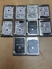 Lot 10 - 1TB  SATA 2.5" MIX Notebook Laptop Hard Drives HD. Major Brands