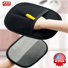 2025 Electrostatic pet hair removal gloves,Reusable Pet Grooming Gloves Brush