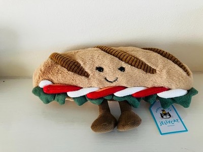 JELLYCAT I AM AMUSEABLES CAPRESE BAGUETTE BRAND NEW WITH TAGS
