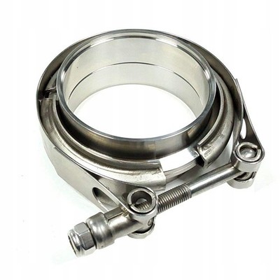 V-Band Schelle 76mm 3 Zoll Premium Kit mit Flanschen Edelstahl Turbo Auspuff