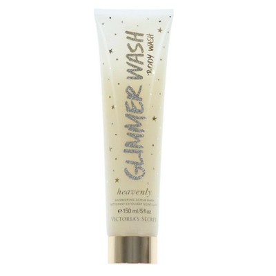 NEW Victoria's Secret Heavenly Shimmering glitter scrub wash 5 oz DISCONTINUED