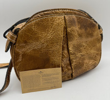 Patricia Nash Chania Metallic Bronze Leather Crossbody Bag msrp 129 NWT