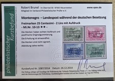 Montenegro Mi. Nr. 10 - 13 postfrisch  mit Befund