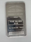 NTR Metals Silver Bar Fine Silver 10oz .999