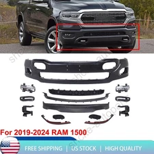 Front Bumper Grille Assembly For 2019 2020 2021 2022 2023 2024 RAM 1500