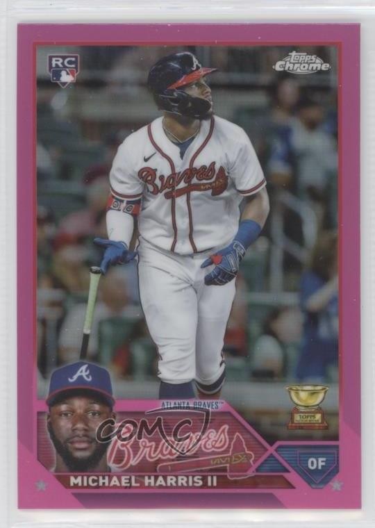2023 Topps Chrome Pink Refractor Michael Harris II #79 08vx