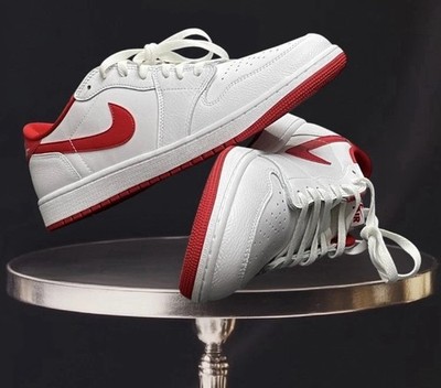 Nike Air Jordan 1 Low OG Retro Men s 12 CZ0790-161 University Red White Sneakers