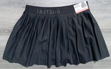 TRETORN Athletic Skort Adult Womens Medium Black Pleated Sports Tennis