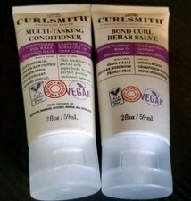 NEW 2 CURLSMITH Bond Curl Rehab Salve  Multi-Tasking Conditioner - 2 oz. each