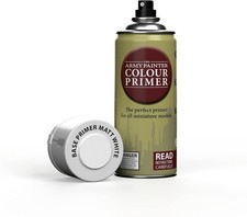The Army Painter Color Primer Matt White 400ml 13.5oz - Acrylic Spray