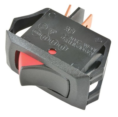 2PC CARLING TECHNOLOGIES - RA911-VB-B-9-V - Rocker Switch, VISI-ROCKER, Off-Non