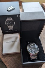 Emporio Armani Connected Hybrid Smart Watch (stainless steel with original box)