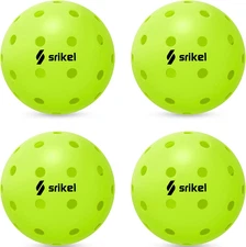 Durable USAPA Approved Outdoor Pickleballs - 4 Pack, Crack-Resistant