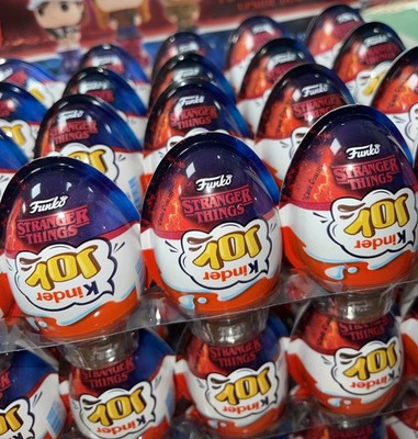 Stranger Things Kinder Joy Eggs 6 Pack Funko Limited Edition Toy Sealed 20G