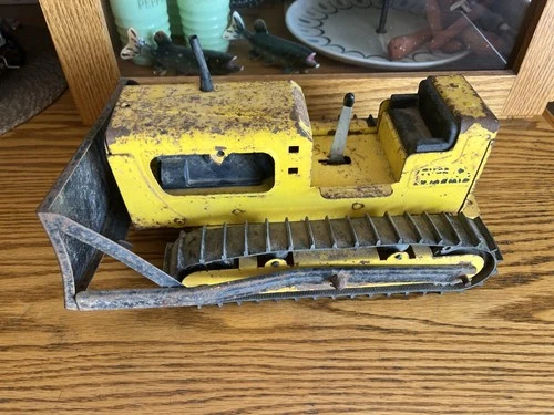 Vintage  Yellow Tonka Giant Bulldozer For Restore Or Parts