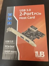 NEW SIIG USB 3.0 2 Port Ext PCIe Host Card - UASP New sealed Box