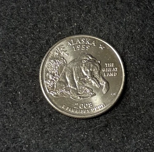 2008-D 50 State Quarters Alaska — photo from the most recent tracked eBay sale