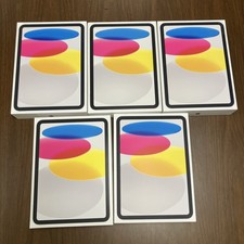 Lot of 5 - EMPTY BOX ONLY Apple iPad 10th Gen A3354 128GB WiFi Model MD3Y4LL