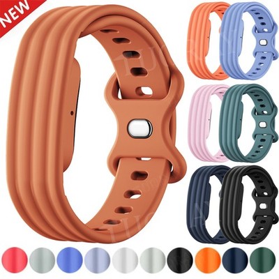 Neu Silikon Sport verstellbar Schlaufe Armband für Google Fitbit Air Band Ersatz