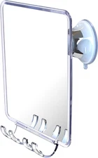 Shower Mirror, Shower Mirror Fogless for Shaving with a Removable Razor Holder -