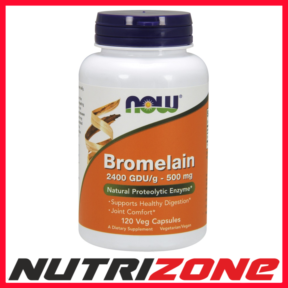 Now Foods Bromelain 500mg Natural Enzyme Digestion Support - 120 vcaps