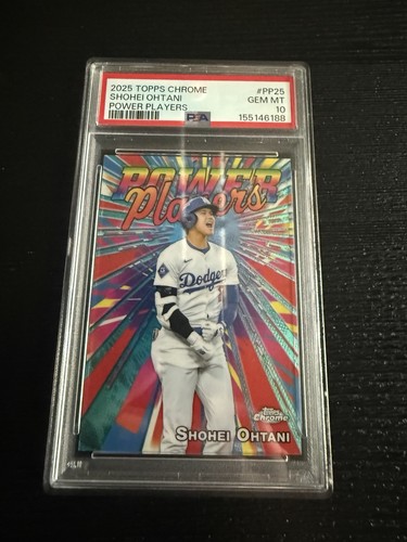 2025 Topps Chrome - Power Players Shohei Ohtani PSA 10!!!!