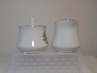 Vintage Made In Japan Creamer & Sugar Set With Christmas Tree & Presents — photo 4