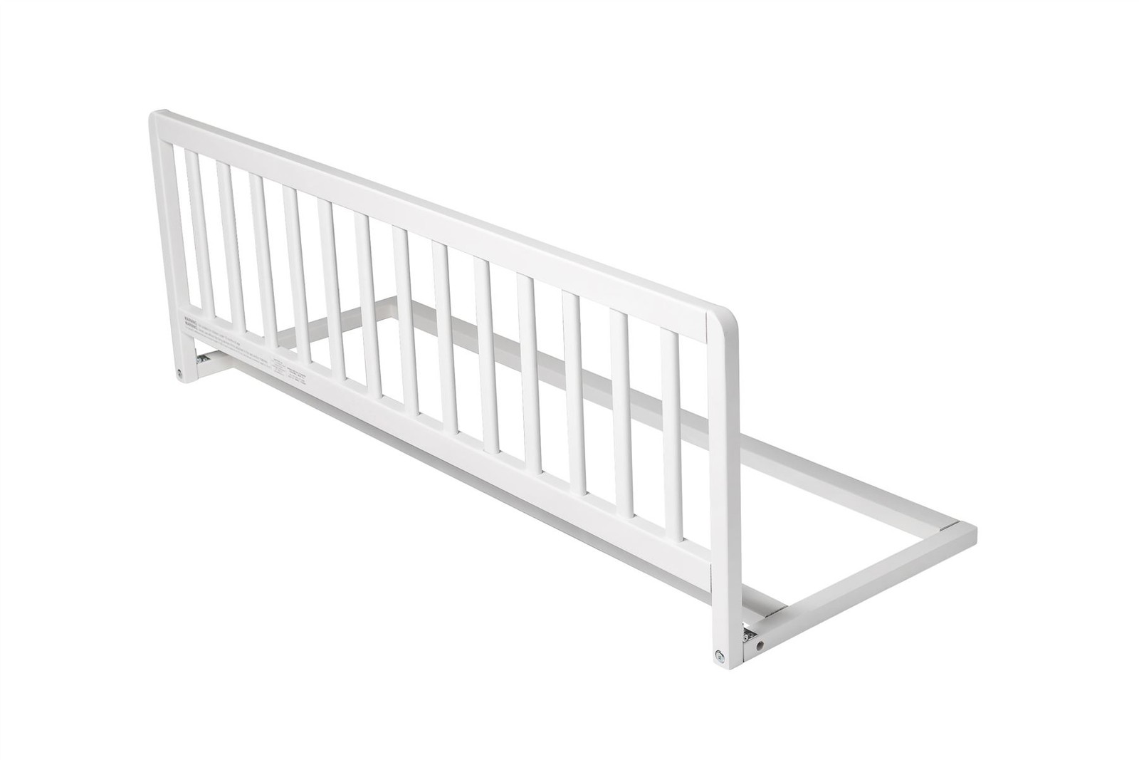 Safetots Bed Rail Wood, Wooden Bed Guard, White, 110cm Wide x 38cm High