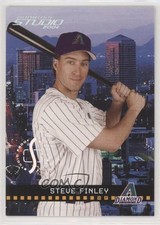 2004 Donruss Studio Studio Proofs Silver 46/100 Steve Finley #15 1u6