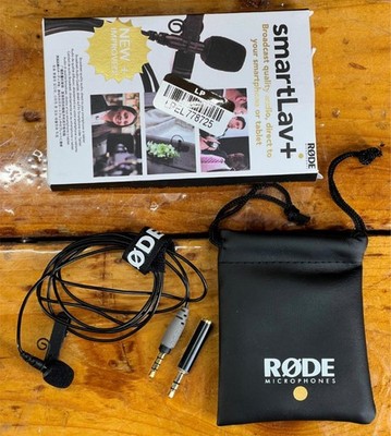 Rode Smart Lav+ Lapel Microphone TRRS and TRS Connectors Mic Systems+Smartphones