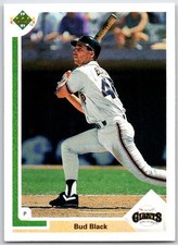 1991 Upper Deck Bud Black #799 San Francisco Giants 1991 Hologram