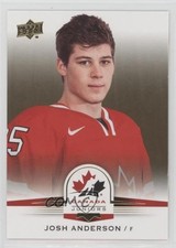 2014 Upper Deck Team Canada Juniors Gold Sepia Josh Anderson #45 2d8