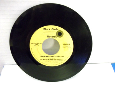 Lee Williams & The Cymbals,Black Circle 6001''I Can Make Mistakes Too'',US,7''45,M-