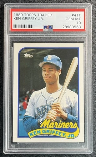 KEN GRIFFEY, JR. PSA 10 1989 TOPPS TRADED #41T ROOKIE RC MARINERS 3563