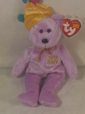 Ty Beanie Baby April Fool ( Jokester ) Bear