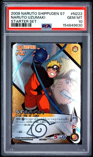 2008 #N222 NARUTO UZUMAKI PSA 10